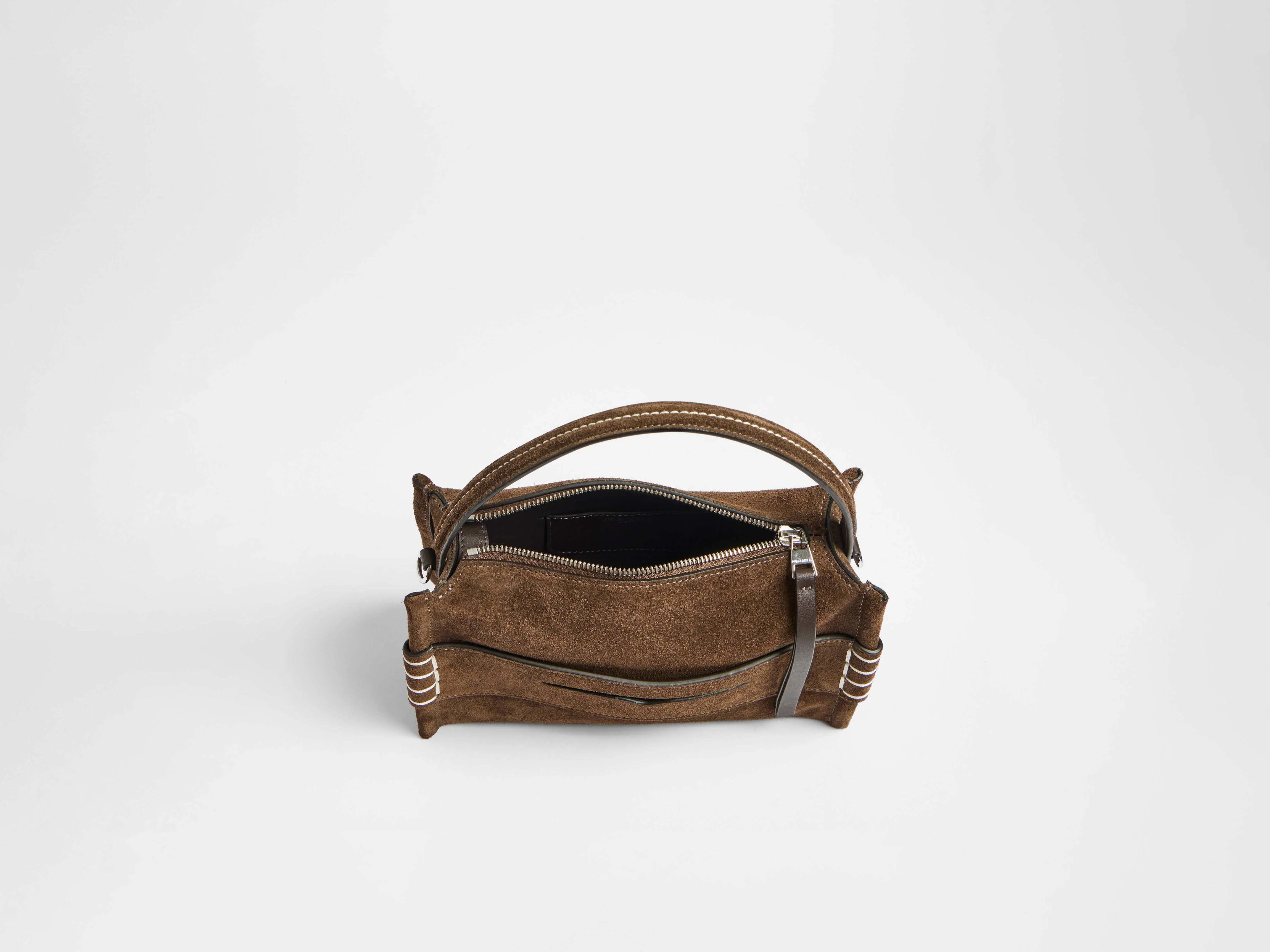 LOAFER BAG IN BROWN SUEDE - Image 3