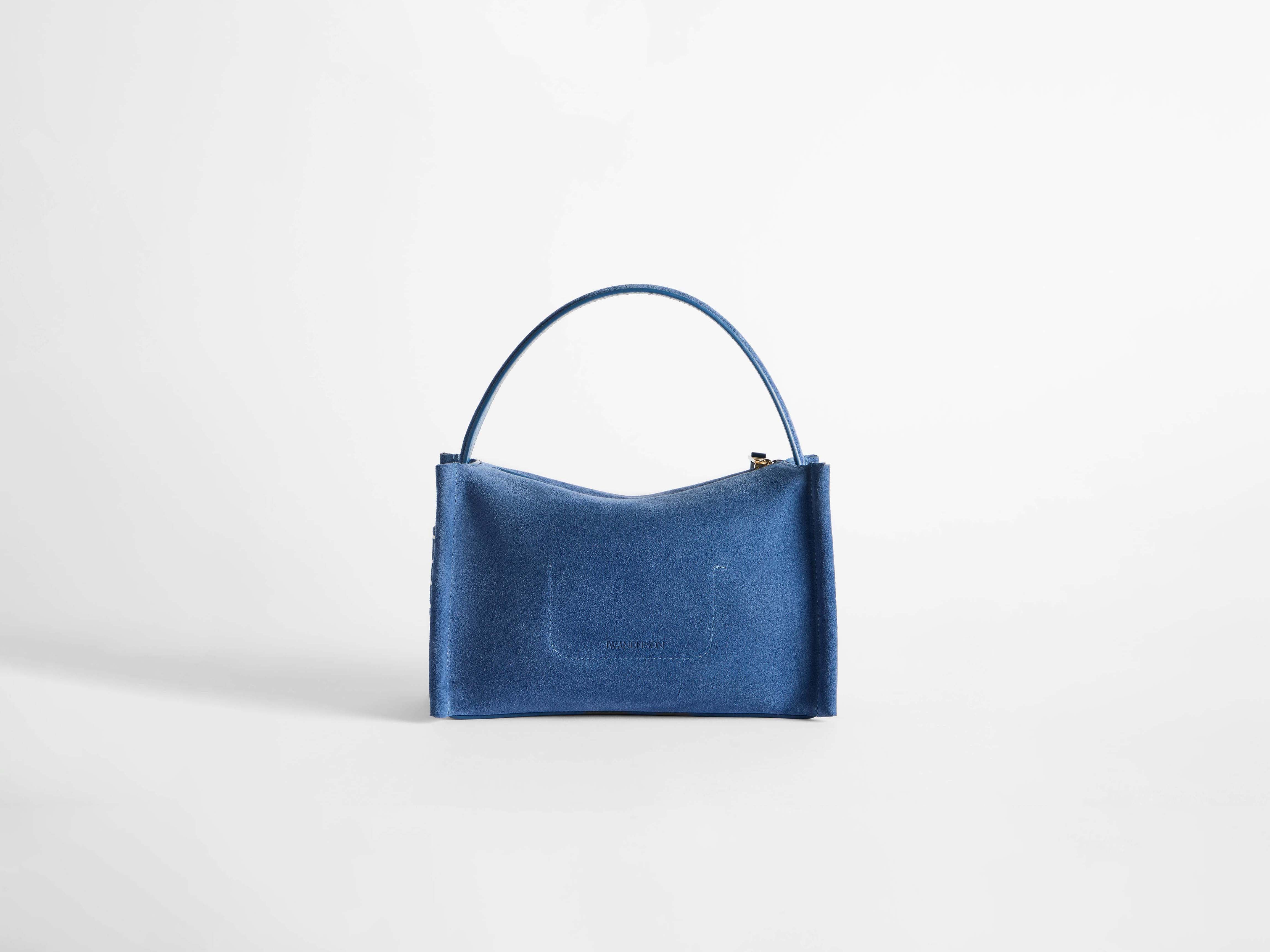 LOAFER BAG IN MID BLUE SUEDE - Image 6