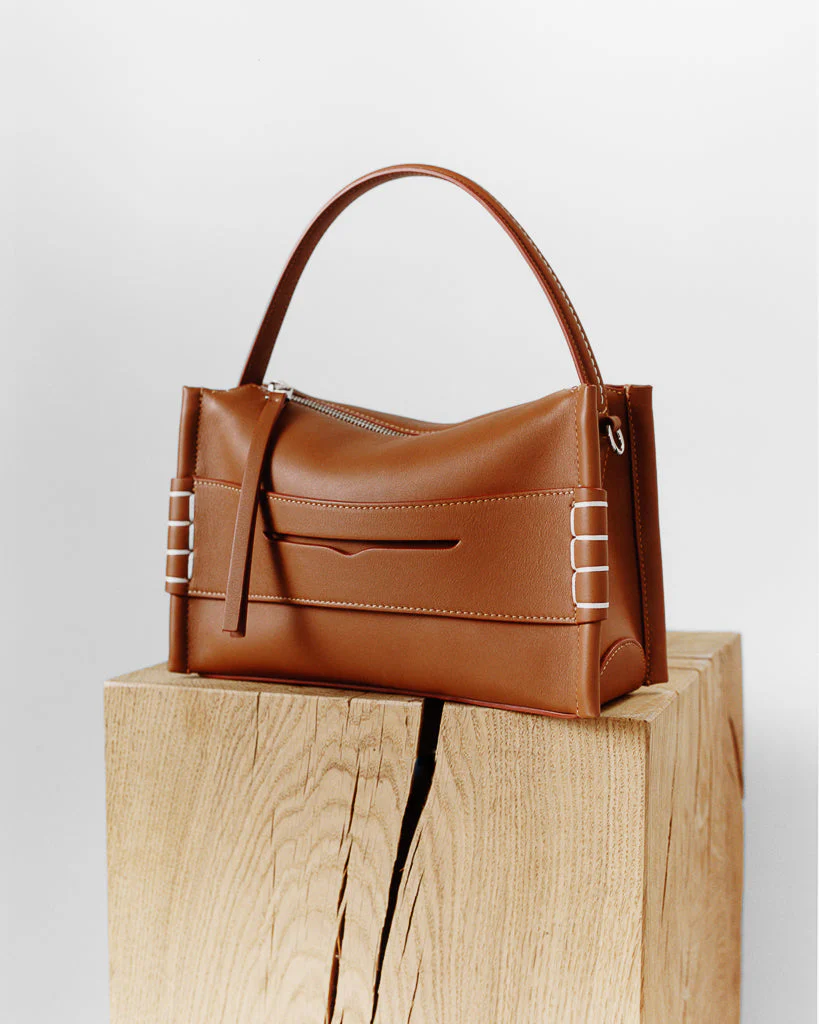 LOAFER BAG IN TAN LEATHER - Image 3