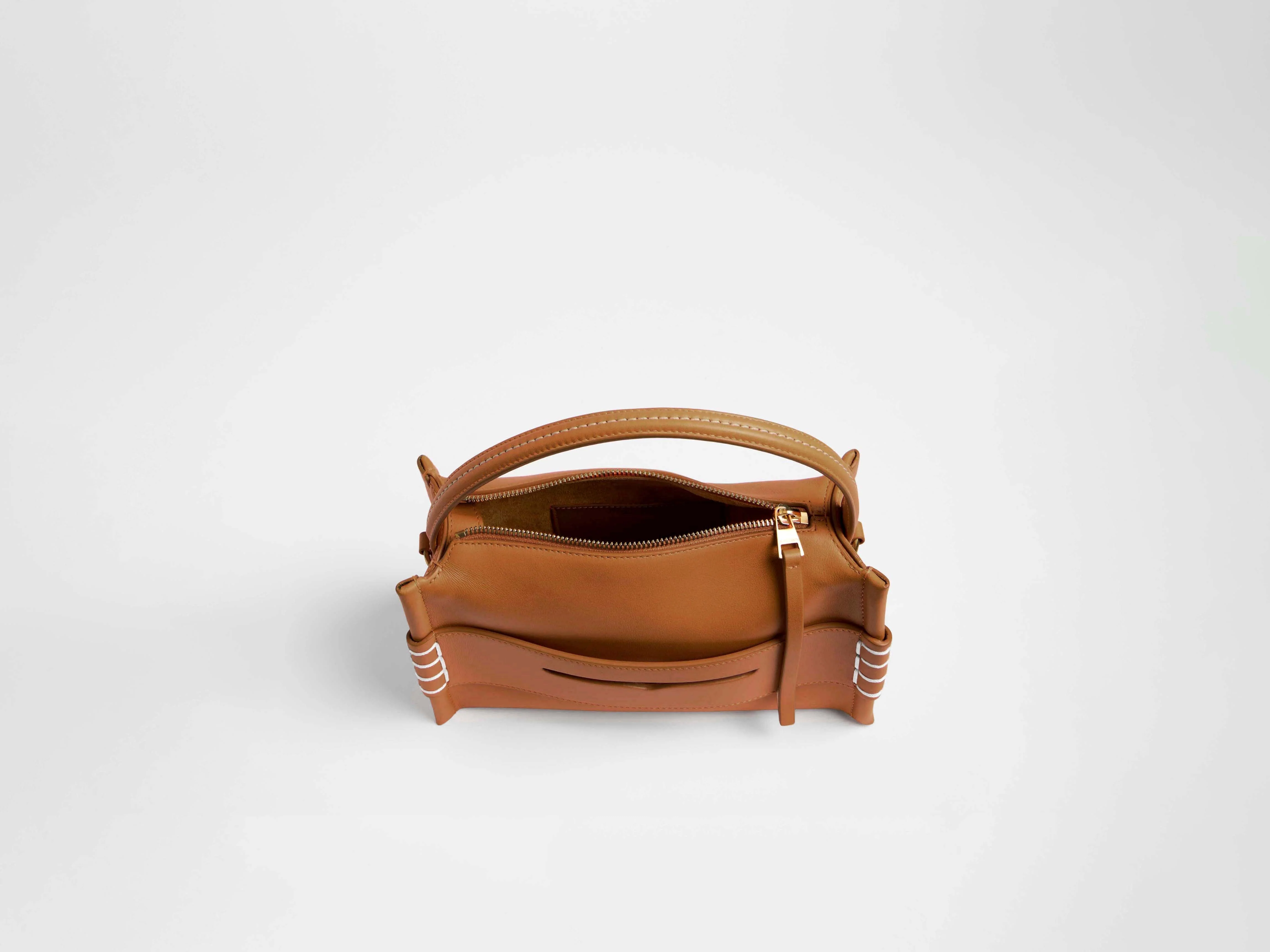 LOAFER BAG IN TAN LEATHER - Image 6