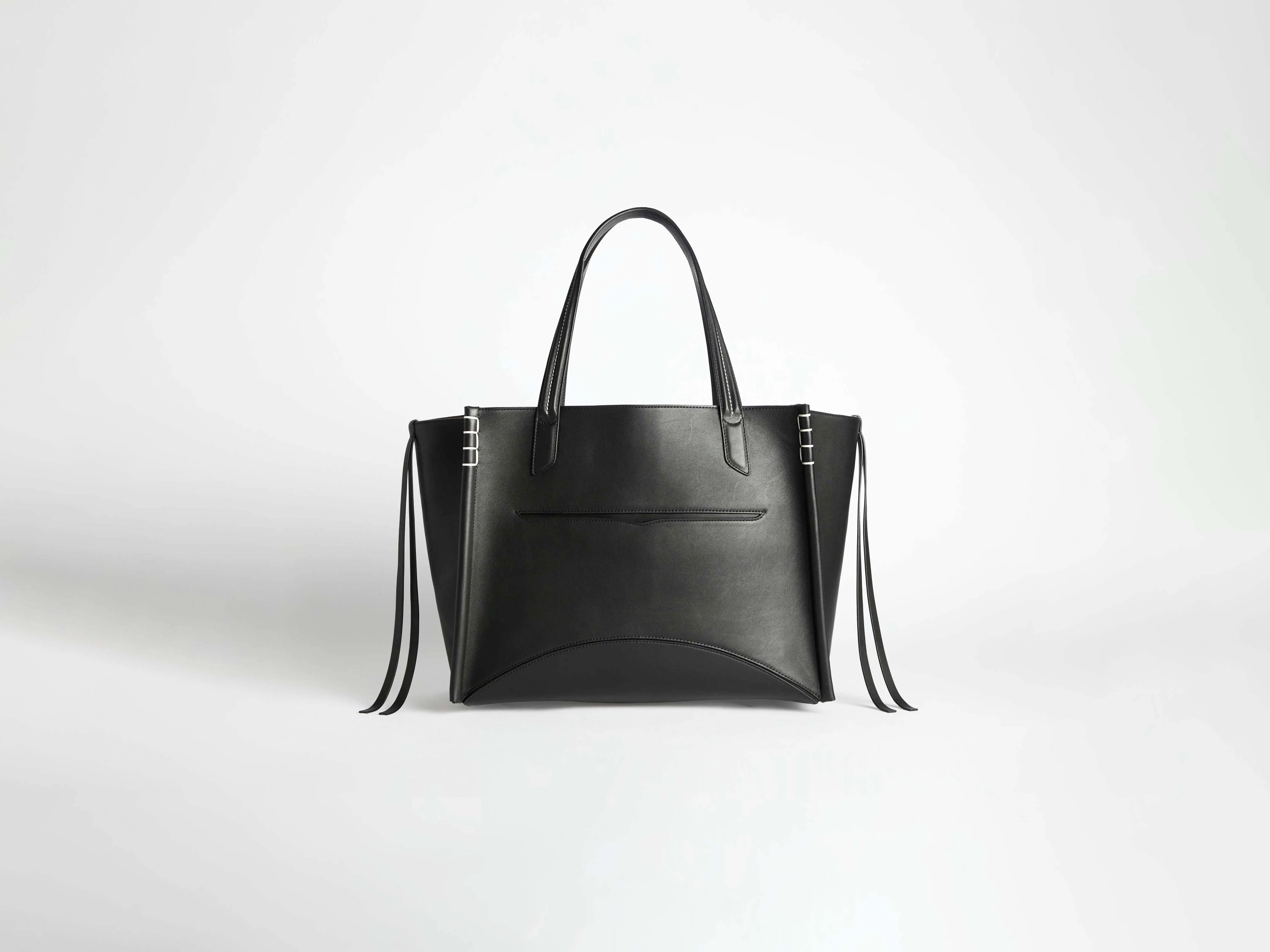 LOAFER CABAS BAG IN BLACK LEATHER - Image 4