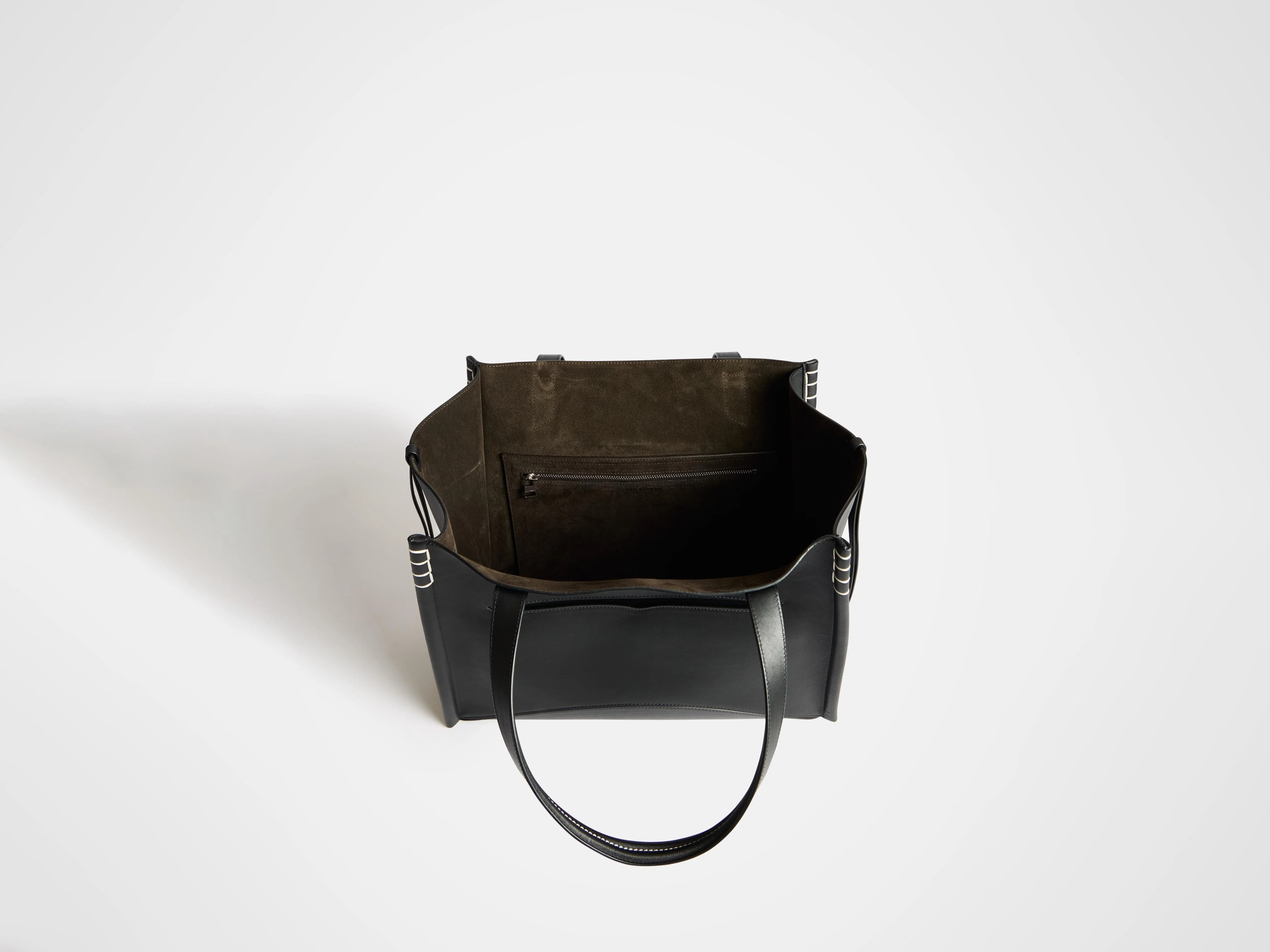 LOAFER CABAS BAG IN BLACK LEATHER - Image 5
