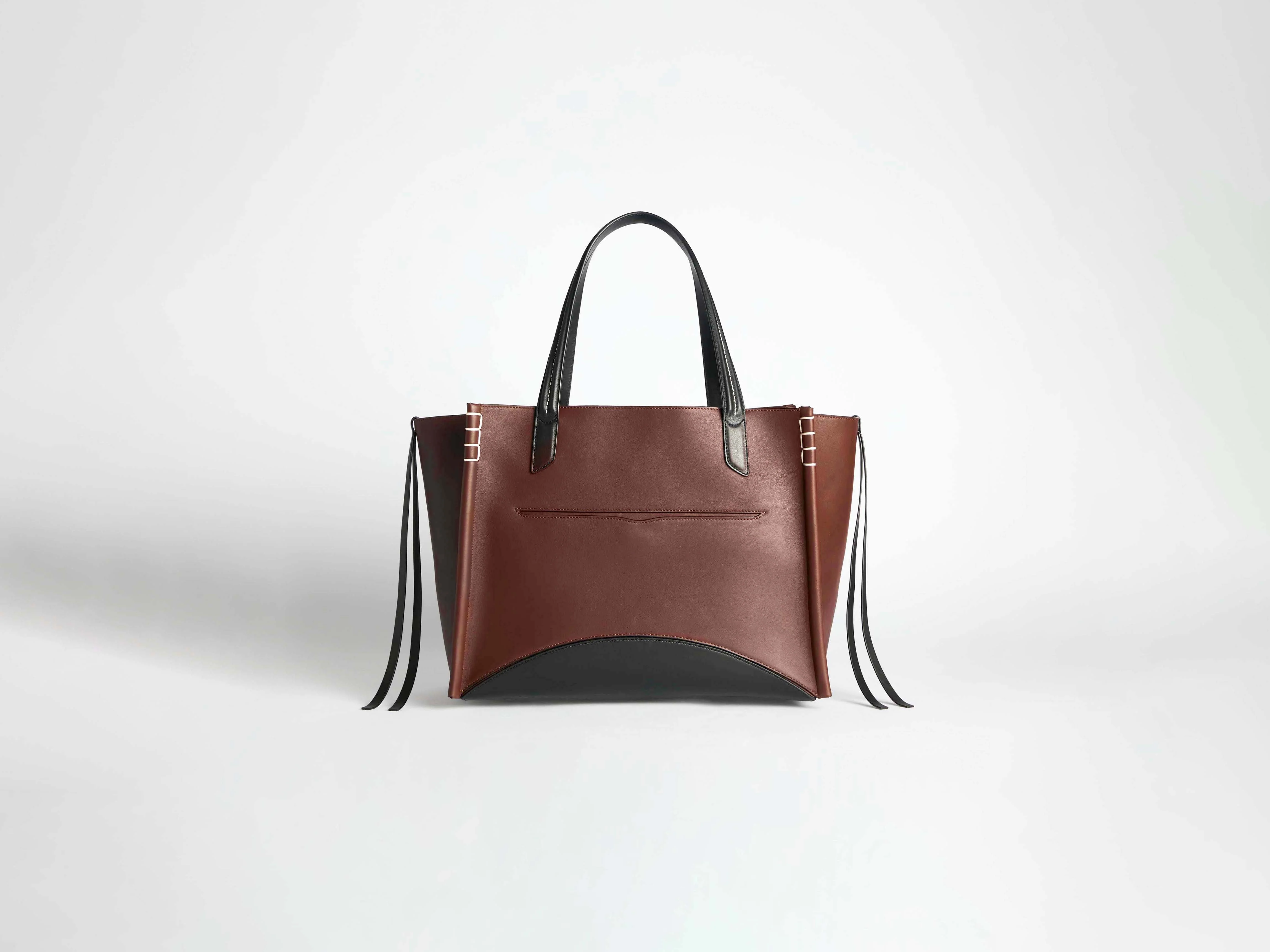 LOAFER CABAS IN BURGUNDY & BLACK - Image 5