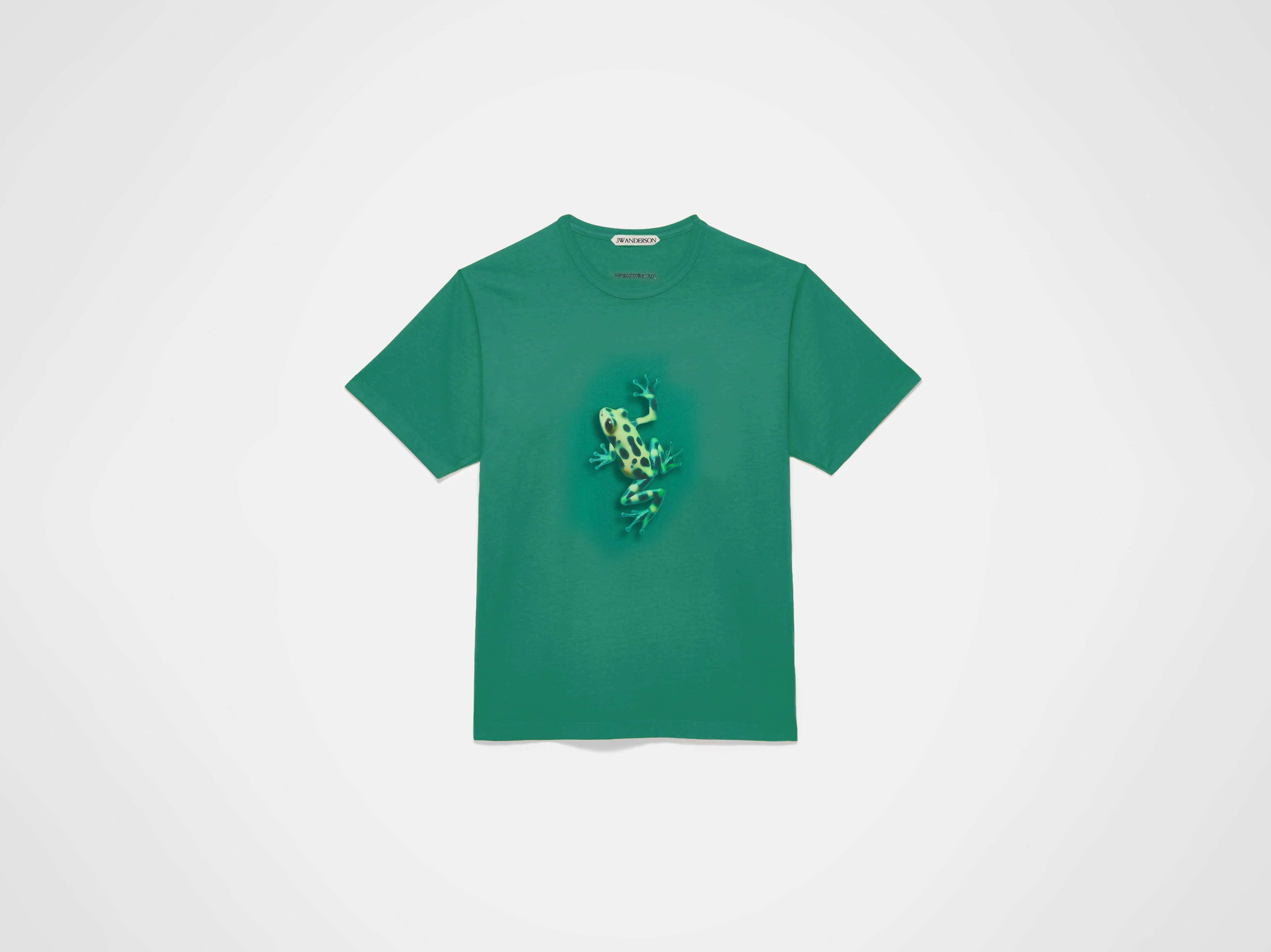 MENS JUMPING FROG T-SHIRT IN EMERALD - Image 6