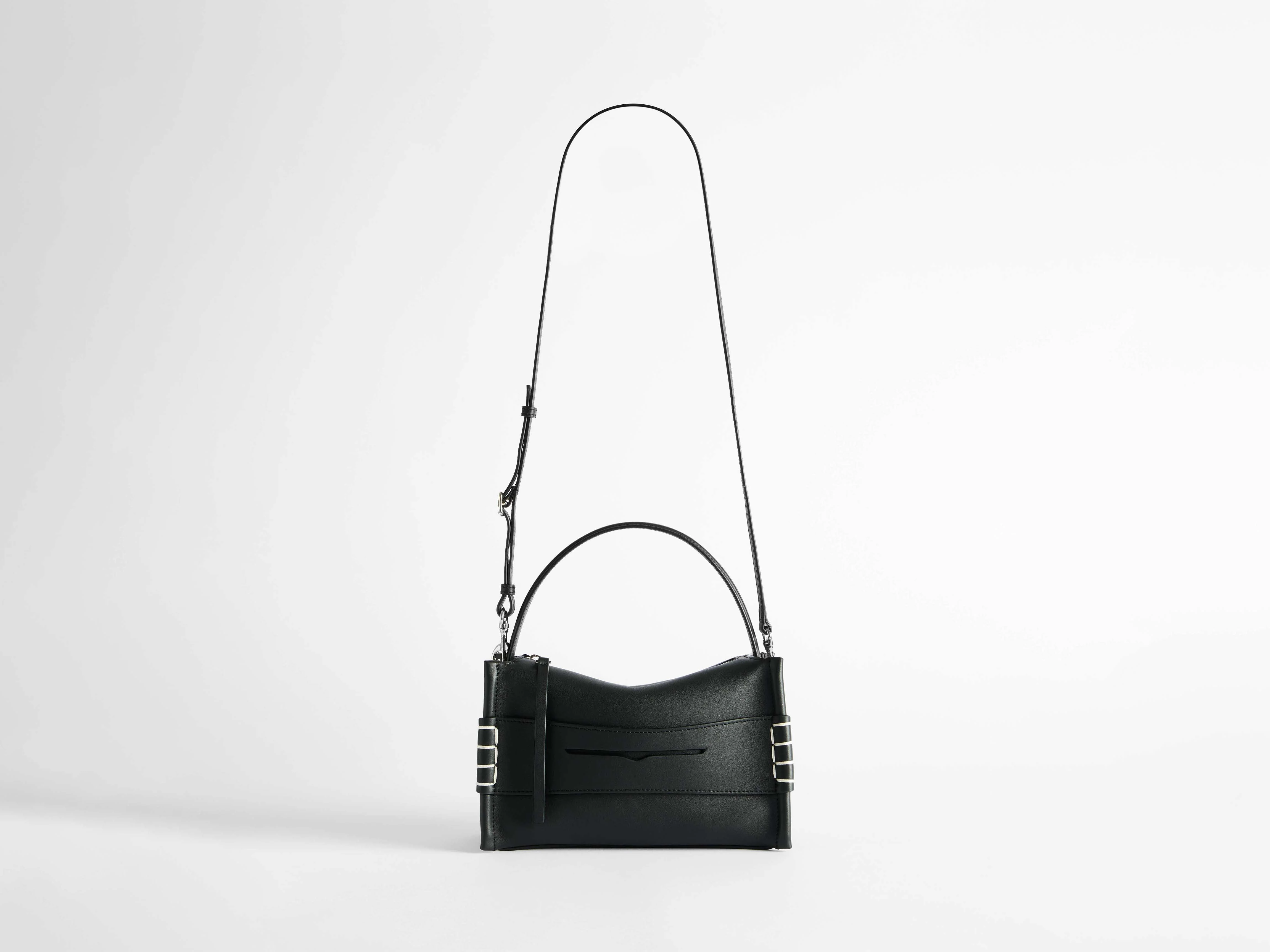 SMALL LOAFER BAG IN BLACK LEATHER - Image 5
