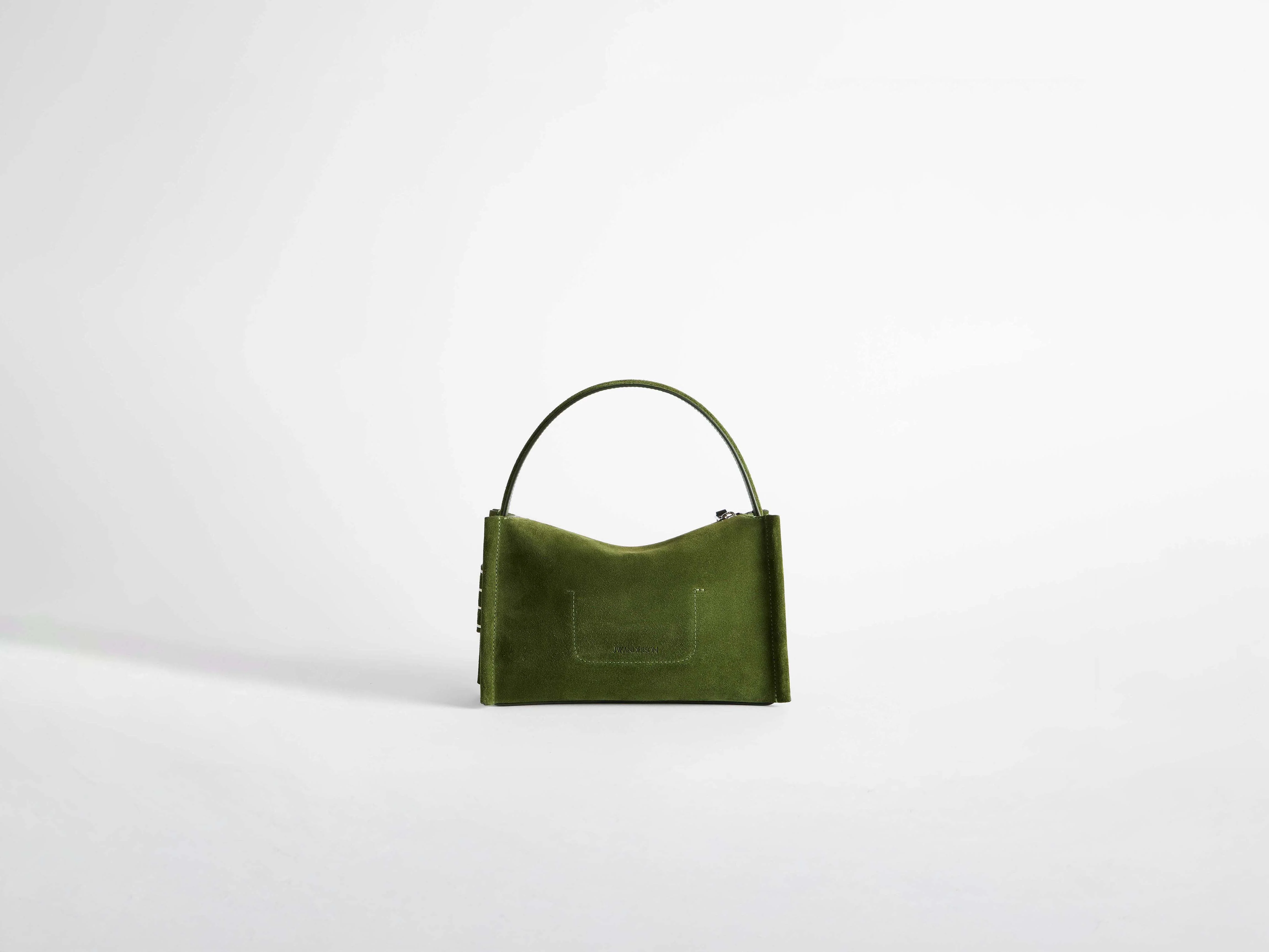 SMALL LOAFER BAG IN KHAKI SUEDE - Image 5
