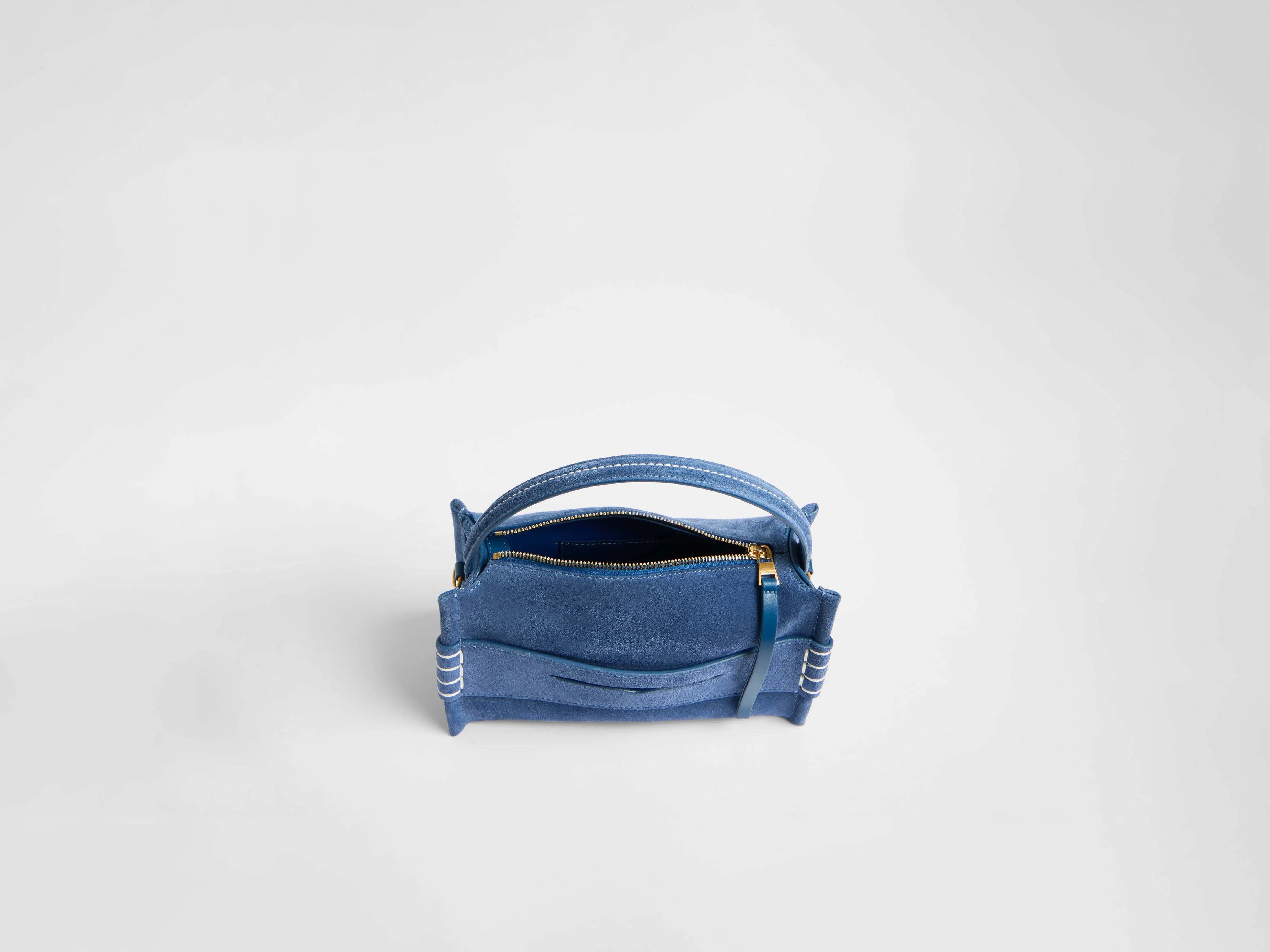 SMALL LOAFER BAG IN MID BLUE - Image 6
